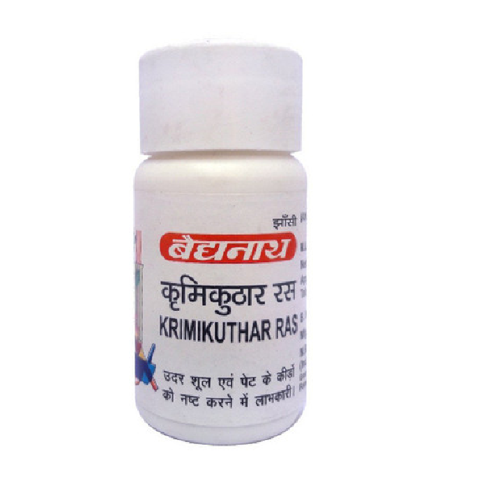 Baidyanath Krimikuthar Ras (80tab) - The MG Shop