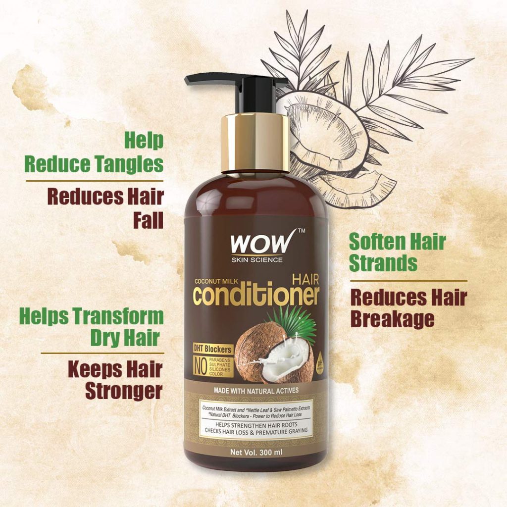 Wow Coconut And Avocado Oil No Parabens And Sulphate Hair Conditioner 300 Ml The Mg Shop