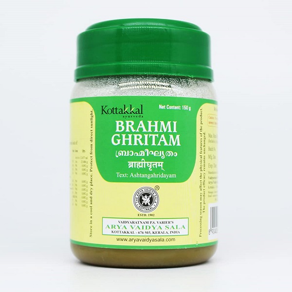 Kottakkal Ayurveda BRAHMI GHRITAM 150gm For Poor Memory, Anxiety ...