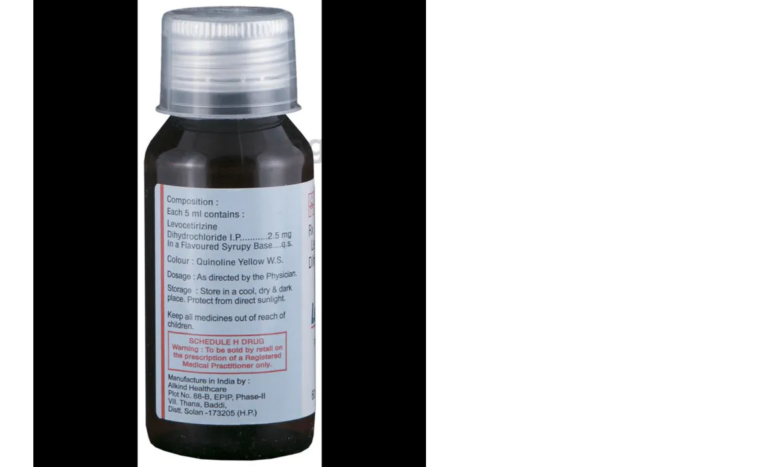 Levocet Syrup 60ml for Allergic conditions, blocked or runny nose ...