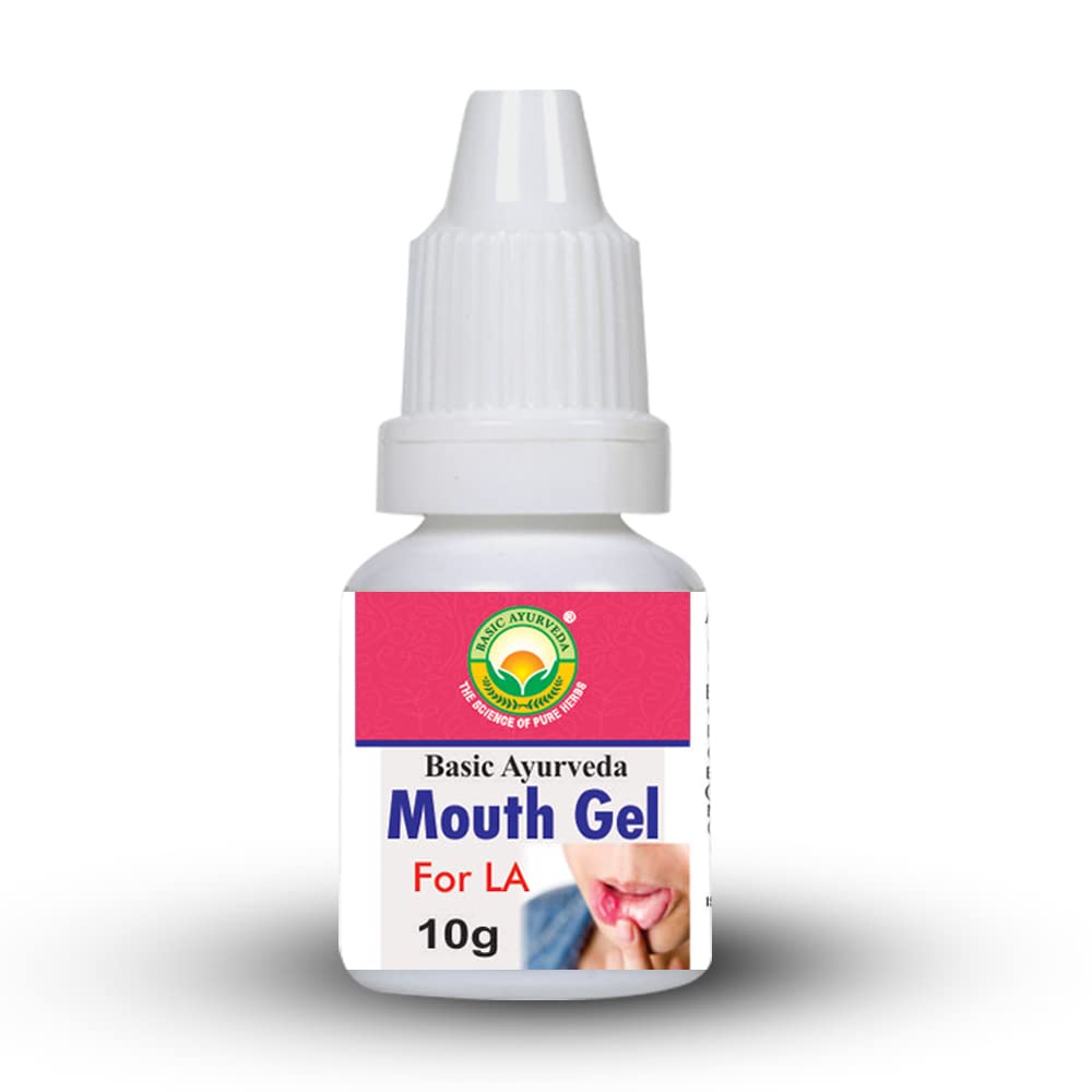 Basic Ayurveda Mouth Gel For La 10g For Mouth Ulcers Pain And Irritation Cool And Refreshing