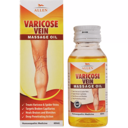 Allen Varicose Vein Massage Oil (60ml) For varicose, spider veins