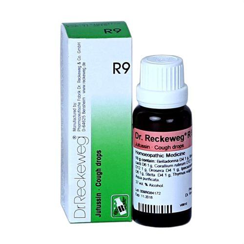 Dr Reckeweg R9 Cough Drops Homeopathic Medicine22 ml for cough