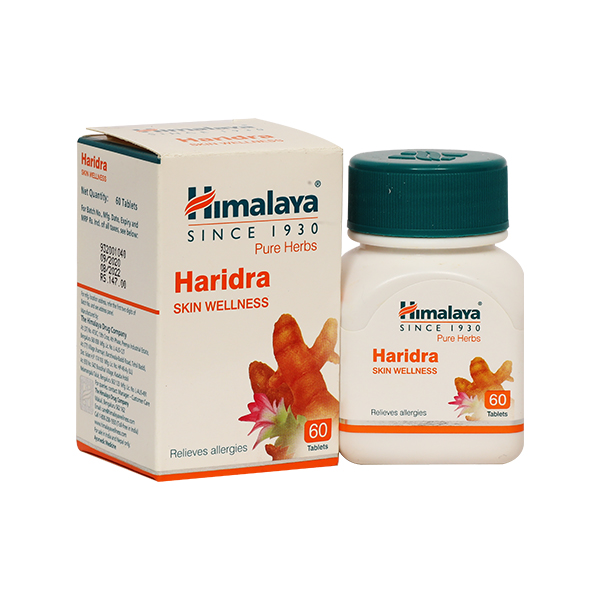 Himalaya Haridra 60 Tablets For Skin Wellness skin infections and allergies diabetes chronic eye disease