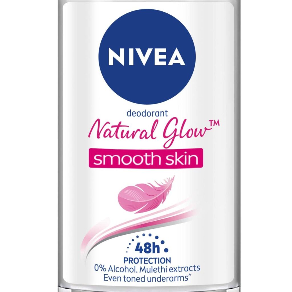 NIVEA Natural Glow Smooth Skin Deodorant Roll On 50ml For Women