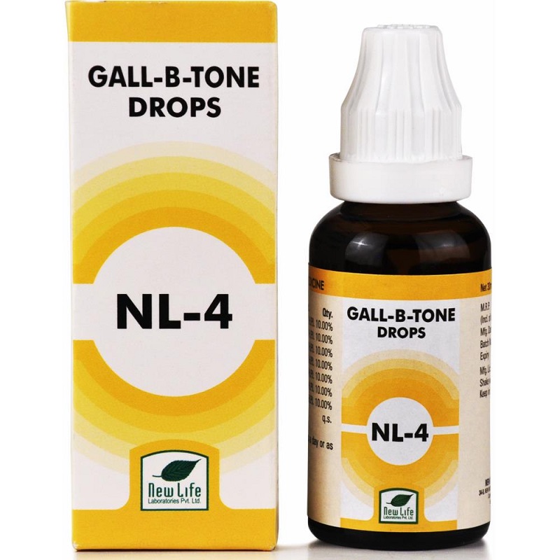 New Life NL-4 (Gall B Tone Drops) (30ml) For Sleeping Disorders ...