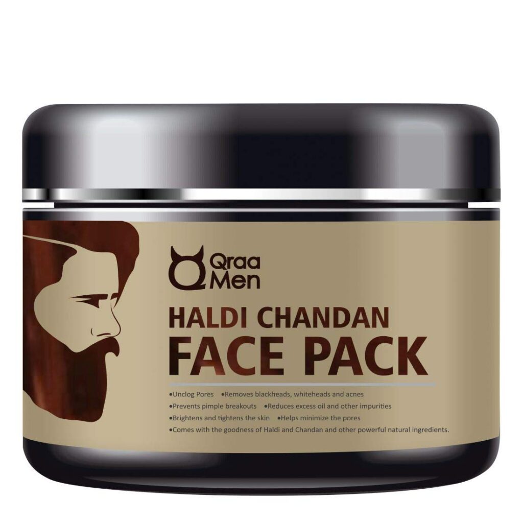 Qraa Men Haldi Chandan Face Pack G For Skin Brightening Lightening