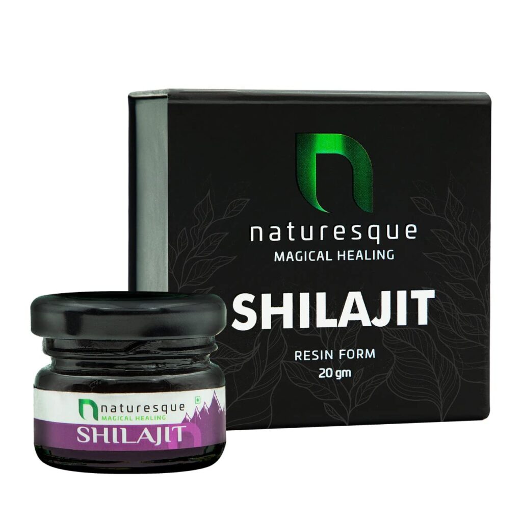 Neuherbs Pure & Original 100% Ayurvedic Himalayan Shilajit/Shilajeet Resin  20g With 75% Fulvic Acid - For Endurance, Stamina and strength