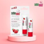 Sebamed Lip defense 4.8gm, Strawberry | SPF 30 |Lip balm for Dry & Chapped lips with natual oil & Vitamin E | UV protection | Dermatologically tested - Image 2