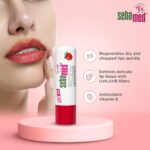 Sebamed Lip defense 4.8gm, Strawberry | SPF 30 |Lip balm for Dry & Chapped lips with natual oil & Vitamin E | UV protection | Dermatologically tested - Image 6