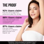 Dr. Sheth’s Gulab & Glycolic Acid Underarm Roll-On | 6% Actives | 48Hours Odor Protection | AHA Based | Aluminum & Alcohol Free | Sweat Control & Fades Pigmentation | Floral Fragrance | For Women|50ml - Image 9