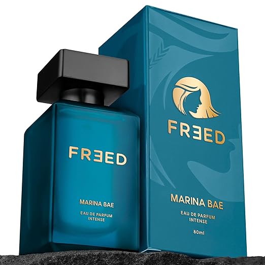 FREED Marina 1 FREED Marina Bae EDP Perfume for Women, 80ml | Ambroxan, Violet Leaf, Bergamo, Saffron & Musk| Intense & Long Lasting Aqua Eau De Parfum | Best Gift for Women - Image 1