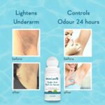 WishCare Underarm Roll On Serum - 5% AHA & 3% Kojic Acid for Brightening & Odour Control - Roll On Deo for Women & Men- Long Lasting Aqua Fragrance - 50ml - Image 2