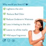 WishCare Underarm Roll On Serum - 5% AHA & 3% Kojic Acid for Brightening & Odour Control - Roll On Deo for Women & Men- Long Lasting Aqua Fragrance - 50ml - Image 6