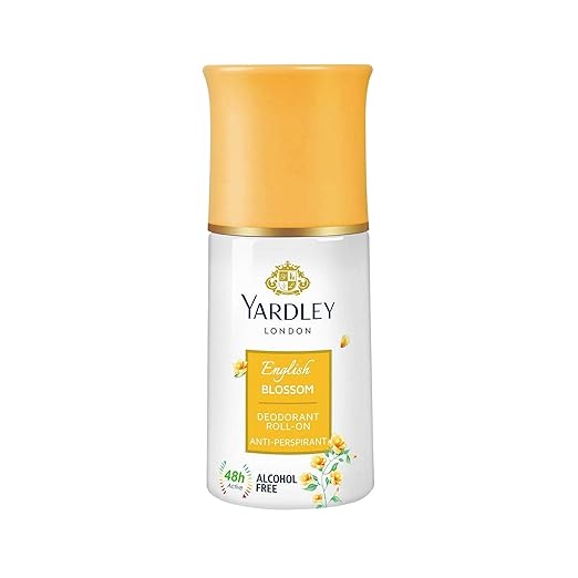 Yardley English Blossom 1 Yardley English Blossom Deodorant Roll- On for Women, 50 Milliliters - Image 1