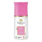 Yardley London English Rose Anti-Perspirant Deodorant Roll-On| Body Deodorant Roll-On For Women | 48-Hour Active Sweat Protection| Alcohol-Free | 50ml