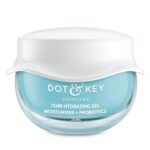 DOT & KEY 72Hr Hydrating Gel+Probiotics Moisturizer For Face With Hyaluronic Acid, Kombucha & Rice Water | Lightweight Gel Moisturizer | For Dull, Tired & Uneven Skin Tone I For All Skin Types | 25Ml
