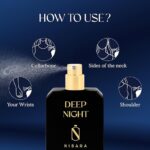 Nisara Deep Night 50ml Strong Unisex Parfum For Men and Women | Unisex Long Lasting Parfum | Premium Perfume | parfum for Gift |Warm Spicy-Woody notes| With Jasmine, Woody & Musky | Fragrance EDP Scent for Men & Women - Image 7