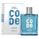 Wild Stone CODE Acqua Perfume for Men, 100ml l Long-Lasting Eau De Parfum having Fresh & Oceanic Vibes with Marine, Musk, Amber, and Patchouli Notes|LuxuryMen EDP Perfume