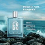 Wild Stone CODE Acqua Perfume for Men, 100ml l Long-Lasting Eau De Parfum having Fresh & Oceanic Vibes with Marine, Musk, Amber, and Patchouli Notes|LuxuryMen EDP Perfume - Image 3