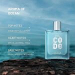 Wild Stone CODE Acqua Perfume for Men, 100ml l Long-Lasting Eau De Parfum having Fresh & Oceanic Vibes with Marine, Musk, Amber, and Patchouli Notes|LuxuryMen EDP Perfume - Image 4