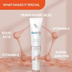 Fixderma Tranexamic Acid + 2% Kojic Acid + 1% Arbutin SKARFIX -TX Face Cream | Pigmentation Removal Cream | Kojic Acid Cream | Uneven Skin Tone - 15 gm - Image 3