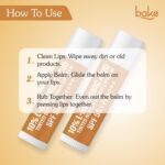 BAKE 10% L-Ascorbic Acid Tinted Butter Brightening Lip Balm SPF 55 PA++++ with Kojic Acid 24 Hour Moisturization | For Dark, Pigmented, Dry & Chapped Lips | De-Tan Lip Balm | For Men & Women - 5g - Image 7