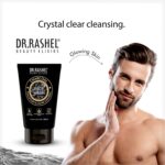DR.RASHEL CHARCOAL FACE WASH FOR MEN THAT CONTROLS POLLUTION & ACNE PARABEN FREE (100 ml) - Image 2