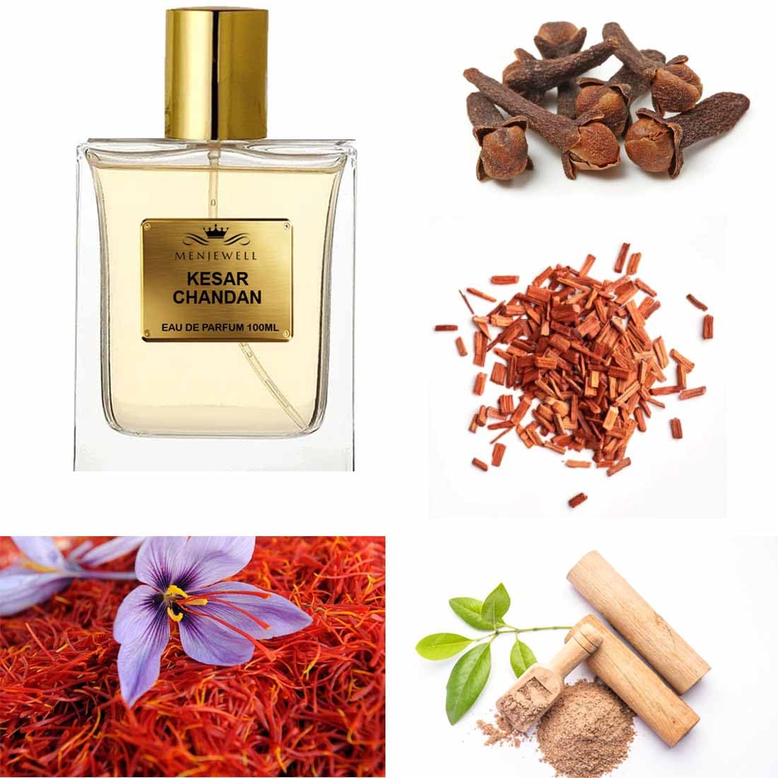 Menjewell Kesar Chandan Perfume for Men & Women,100ml 1 Menjewell Kesar Chandan Perfume for Men & Women,100ml - Image 1