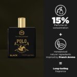 The Man Company Polo Black Perfume for Men – 100 ml | Premium Long Lasting Fragrance Spray | Eau De Parfum | Citrusy, Earthy & Spicy | Date Night Body Spray - Image 2
