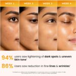 Hyphen 18% Brightening + 20% Collagen Face Serum | Double Shot Serum with 11% Mandarin 5% Niacinamide 2% PGA & Bakuchiol | Winter Skincare | Brightening, Hydrating & Collagen Boost for Dry Skin - 50ml - Image 7