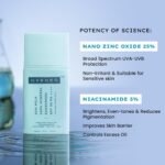 Hyphen Sun Milk 100% Mineral Sunscreen Spf 50 Pa++++ Uv+ Bluelight Protection, 25% Nano Zinc Oxide | Sensitive, Acne Prone & Oily Skin, Water Resistant Sun Protect | For Women And Men - 50 Ml - Image 5