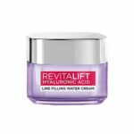 L'Oréal Paris Hyaluronic Acid Line Filling Water Cream, Moisturiser, Hyaluronic Acid for Hydration, Replumps Skin, Ceramides for Skin Barrier Repair, Reduces Fine Lines
