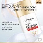 L'Oreal Paris Uv Defender Invisible Resist Daily Sunscreen Spf50+ Pa++++ 50Ml |All Skin Lightweight, Waterproof, Sweatproof & Protects From Pollution & Dust - Image 3