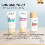 L'Oreal Paris Uv Defender Invisible Resist Daily Sunscreen Spf50+ Pa++++ 50Ml |All Skin Lightweight, Waterproof, Sweatproof & Protects From Pollution & Dust - Image 9