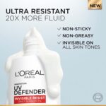 L'Oreal Paris Uv Defender Invisible Resist Daily Sunscreen Spf50+ Pa++++ 30Ml |All Skin Lightweight, Waterproof, Sweatproof & Protects From Pollution & Dust - Image 4