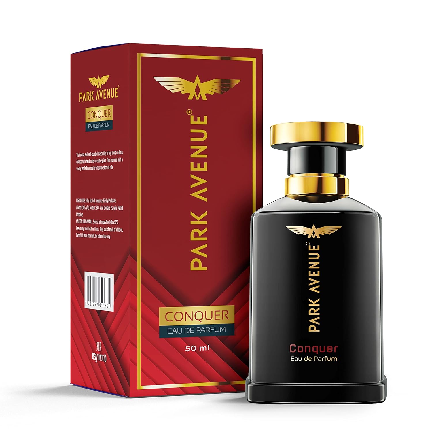 Park Avenue Conquer Premium Eau De Perfume For Men EDP 50ml 1 Park Avenue , Eau De Parfum Men, 50ml | Long Lasting Perfume for Men - Image 1
