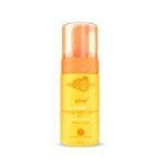 Aqualogica Glow+ Mousse Hydrating Foam Cleanser | Foaming Cleanser | Foaming Face Wash | Gentle Cleansing- 100 ml | Gently Cleanses | Hydrates Skin & Adds Glow | Evens Skin Tone