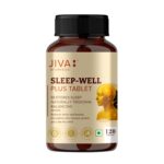 Jiva Ayurveda Sleep Well Plus 120 Tablets | Ayurvedic Sleeping Tablets for Deep Sleep | Tagara-Based Sleep Supplement for Men & Women | Non-Habit Forming & Chemical-Free