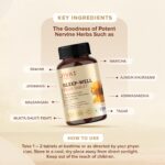 Jiva Ayurveda Sleep Well Plus 120 Tablets | Ayurvedic Sleeping Tablets for Deep Sleep | Tagara-Based Sleep Supplement for Men & Women | Non-Habit Forming & Chemical-Free - Image 4