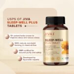 Jiva Ayurveda Sleep Well Plus 120 Tablets | Ayurvedic Sleeping Tablets for Deep Sleep | Tagara-Based Sleep Supplement for Men & Women | Non-Habit Forming & Chemical-Free - Image 6