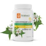 Krishna's Harshringar Powder (Nyctanthes arbor-tristis.)- 100 g |Natural and fresh Parijat leaf Powder | Boosts immunity & Improves skin quality