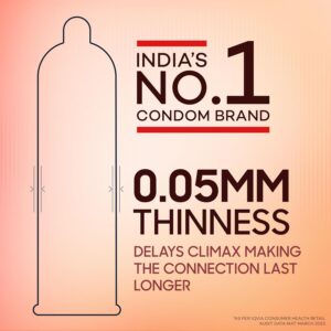 Manforce Epic Pleasure| Ultra Thin Condom | Long Lasting Pleasure for Both | Raspberry Flavour | 10 Pcs | - Image 2