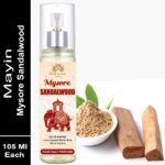 Mayin Mysore Sandalwood Spray Perfumed For Men And Women | Pocket Perfume | Eau De Parfum | Best Gifting Long Lasting Luxury Scent | Daily use fragrance | (105ml) - Image 2