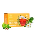 OH CHA - Chamomile Tea Bags, Dream | Natural Sleep Tea with Chamomile, Waterhyssop, Lemon balm, Lemongrass, Nutmeg | 100% Natural Green Tea bags | Relaxes the Mind | Chamomile Tea for Sleep | 20 Tea Bags
