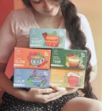 OH CHA - Skin GLOW Tea | Green Tea for Weight Loss, Skin Care and Healthy Hair with Hibiscus, Rose, Indian gooseberry, Aloe Vera | Restores, Energizes and Soothes | 20 Green Tea Bags - Image 7