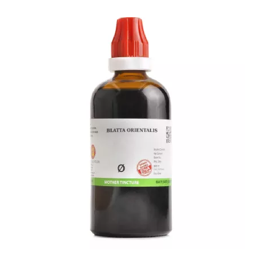 BJain Blatta Orientalis 1X (Q) (100ml) BJain Blatta Orientalis 1X (Q) Mother Tincture (100ml) - Image 1