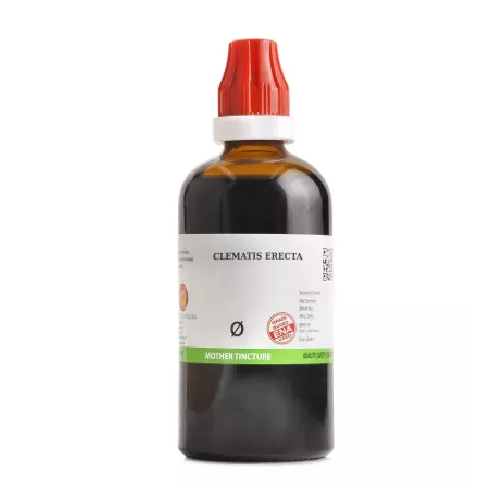 BJain Clematis Erecta 1X (Q) (100ml) BJain Clematis Erecta 1X (Q) Mother Tincture (100ml) - Image 1