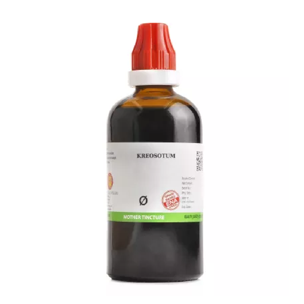 BJain Kreosotum 1X (Q) (100ml) BJain Kreosotum 1X (Q) Mother Tincture (100ml) - Image 1