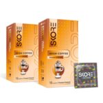 Skore Irish Coffee Dessert adition Premium Flavoured | Condoms | 10 Count (Pack of 2)